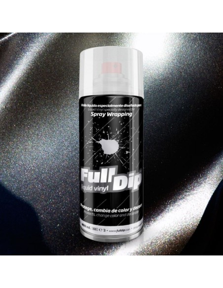 Vernice removibile spray Full Dip Nero Metallizzato