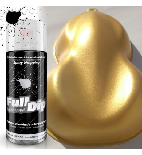 Vernice removibile spray Full Dip Oro solare metallico Candy Perla