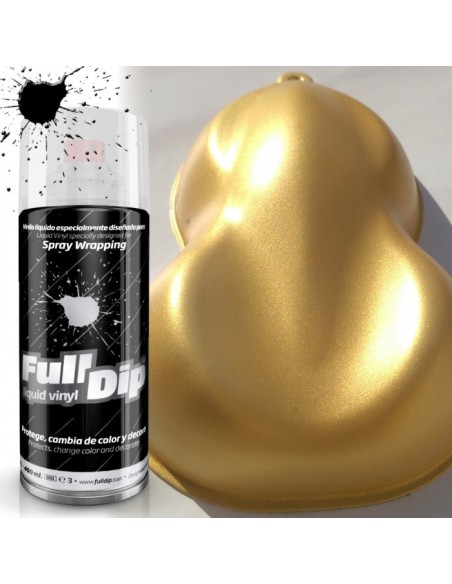 Vernice removibile spray Full Dip Oro solare metallico Candy Perla