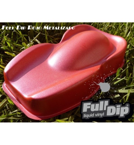 Vernice removibile spray Full Dip Rosso Metallizzato