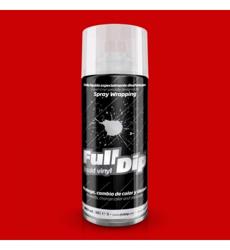 Vernice removibile spray Full Dip Rosso opaco