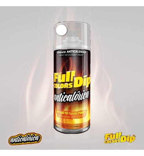 Vernice spray Full Dip resistente alte temperature Bianco