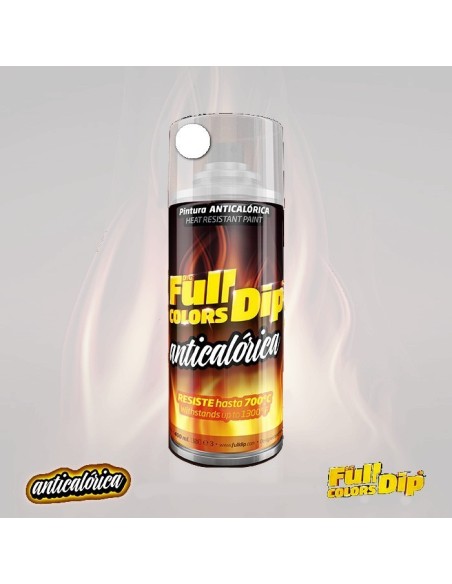 Vernice spray Full Dip resistente alte temperature Bianco