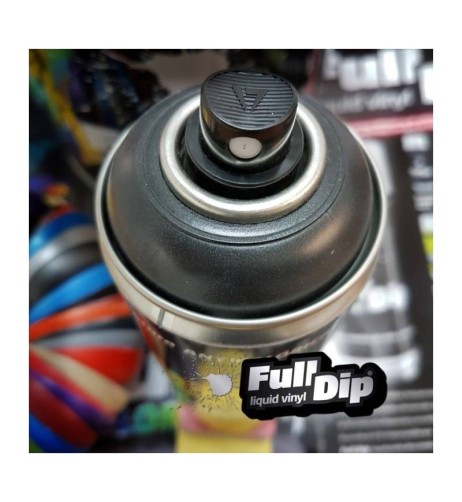 Vernice spray Full Dip resistente alte temperature Nero Metallizzato