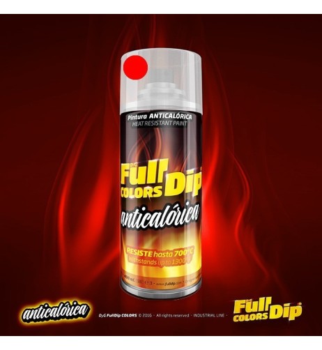 Vernice spray Full Dip resistente alte temperature Rosso