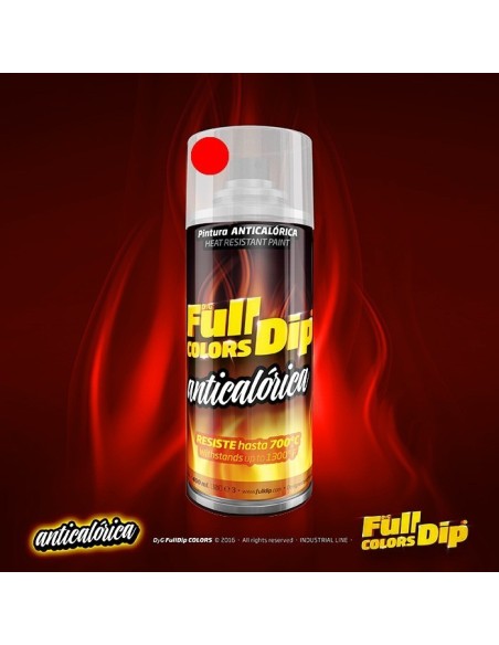 Vernice spray Full Dip resistente alte temperature Rosso