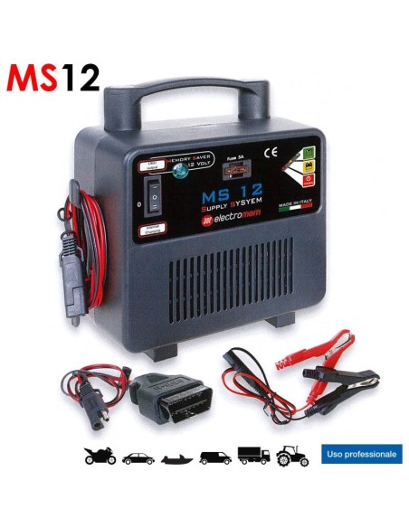 Salva Memorie Professionale batterie 12V mod MS12