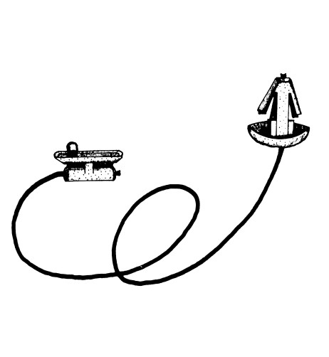 Cordino singolo sollevamento pianale cappelliera posteriore Fiat Panda 1986