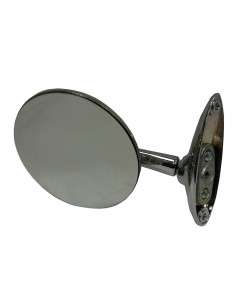 Specchio laterale rotondo auto epoca Fiat 500 cromato