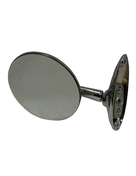 Specchio laterale rotondo auto epoca Fiat 500 cromato