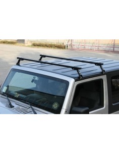 2 Barre portatutto portapacchi PROFESSIONAL acciaio Jeep Wrangler 3 5p dal  2