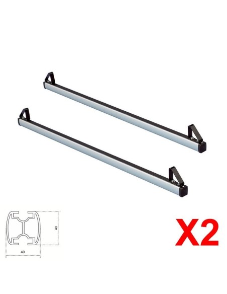 2 Barre portatutto portapacchi XAL alluminio Nissan Pathfinder dal 2005
