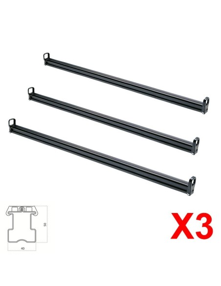 3 Barre portatutto portapacchi PRO acciaio Suzuki Jimny tetto basso dal 201