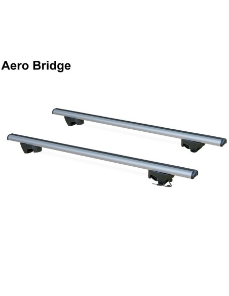 Barre portatutto alluminio Aero corrimano Fiat Qubo 2008 2020