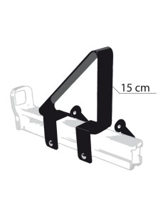 Coppia fermacarichi 15cm per barre portatutto Prealpina Professional