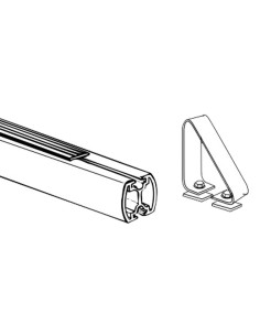 Coppia fermacarichi per barre portatutto Prealpina XAL AERO pro 16113