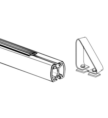 Coppia fermacarichi per barre portatutto Prealpina XAL AERO pro 16113