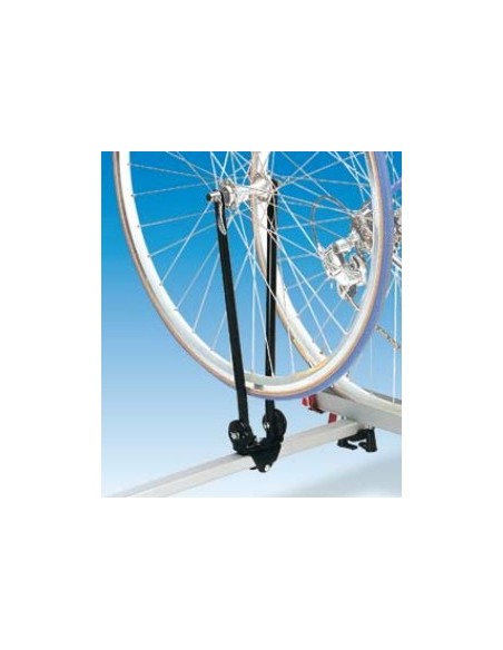 Forcella porta ruota bicicletta abbattibile per barre portatutto