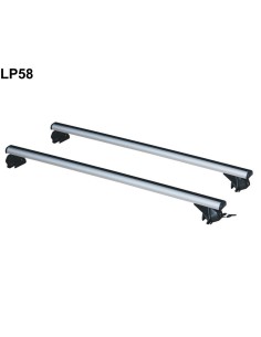 Kit barre portatutto premontate Volvo V90 dal 2016 railing bassi LP58