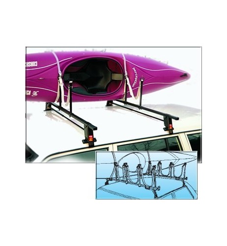 Kit supporti Portakajak portacanoa per barre portatutto 1X 40x50