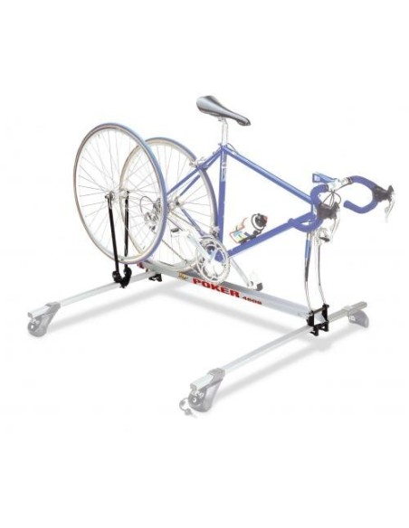 Portabici da tetto per barre portatutto bici da corsa in alluminio