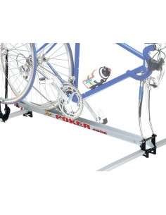 Portabici da tetto per barre portatutto bici da corsa in alluminio 2