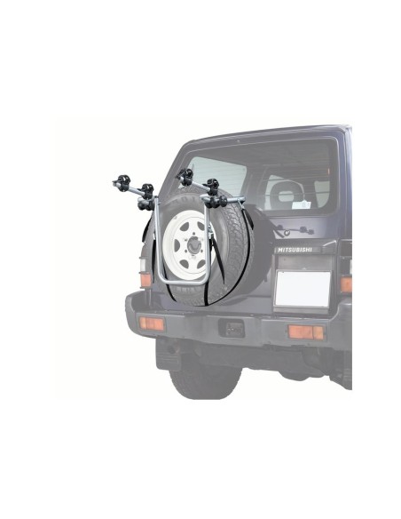 Portabici posteriore per ruota di scorta fuoristrada fino 2 biciclette