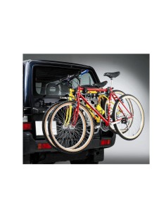 Portabici posteriore per ruota di scorta fuoristrada fino 2 biciclette 2