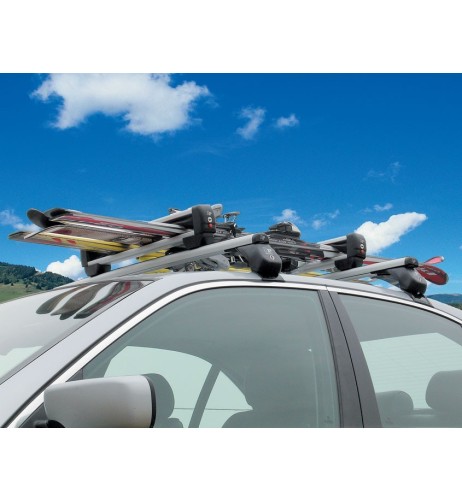 Portasci Prealpina Joker in alluminio per barre portatutto - 5 paia di sci