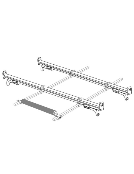 Rullo carica scale estensibile per barre portatutto Prealpina Professional