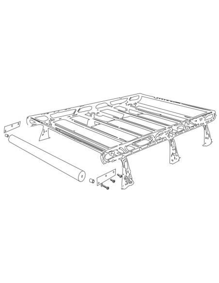 Rullo caricascale 160cm per bagagliera Omega Vans La Prealpina