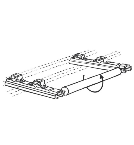 Rullo caricascale 70cm per bagagliera Omega Vans La Prealpina