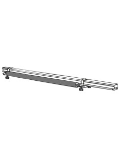 Rullo posteriore carica scale 70cm per barre Prealpina Professional