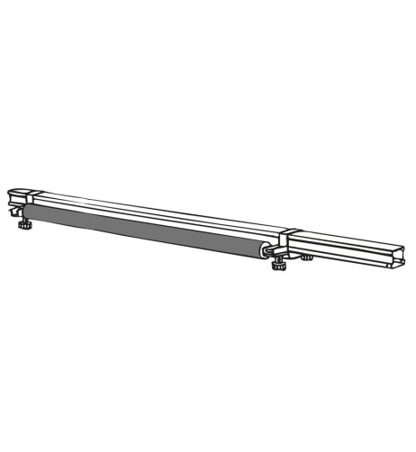 Rullo posteriore carica scale 70cm per barre Prealpina Professional