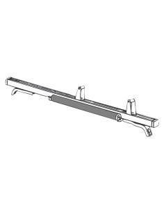Rullo posteriore carica scale 70cm per barre Prealpina Xal Pro