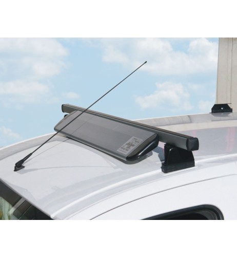 Spoiler alluminio per bagagliere prealpina Kappa e Superomega 150cm