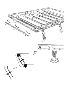 Spoiler anteriore 100cm per bagagliera Omega Vans La Prealpina