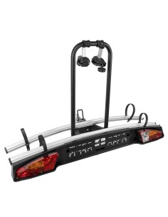 Portabici 2 bici posteriore per gancio traino reclinabile Menabo Merak Type