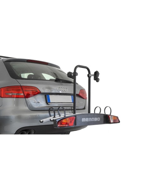 Portabici 2 bici posteriore per gancio traino reclinabile Menabo Merak Type