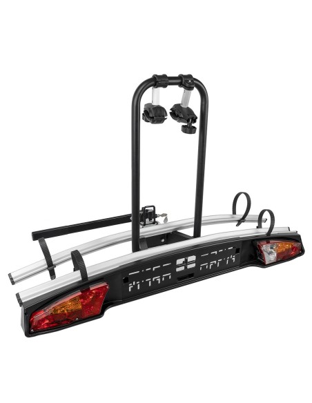 Portabici 2 bici posteriore per gancio traino reclinabile Menabo Merak Type