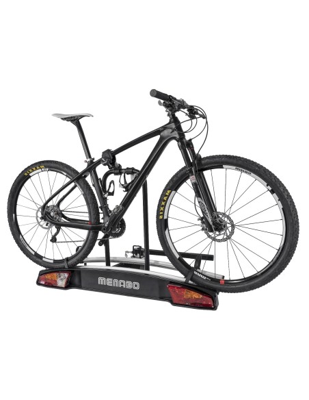 Portabici 2 bici posteriore per gancio traino reclinabile Menabo Merak Type