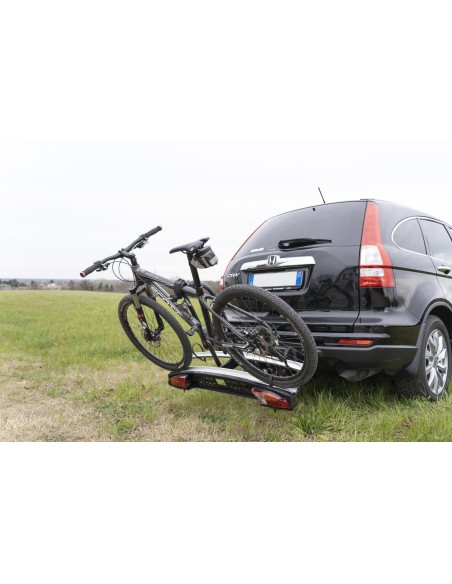 Portabici 2 bici posteriore per gancio traino reclinabile Menabo Merak Type