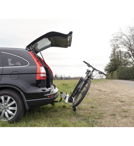 Portabici 2 bici posteriore per gancio traino reclinabile Menabo Merak Type