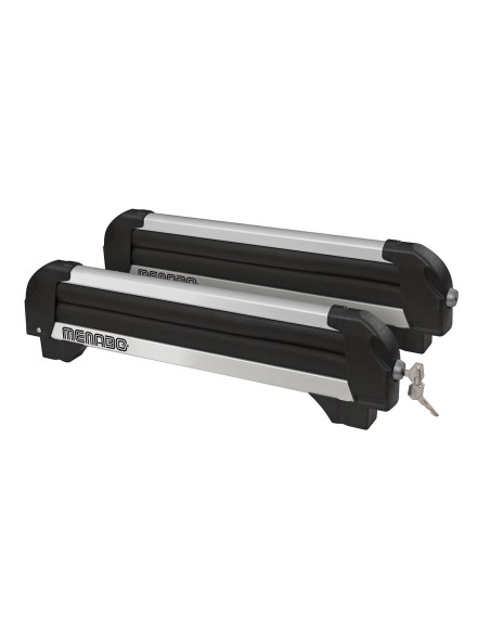 Portasci e Snowboard in alluminio Menabo Iceberg per barre 4 sci o 2 snow