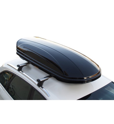 Box Auto Portatutto Portapacchi Menabo Mania 460 nero dual side