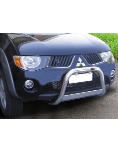 Bull Bar protezione anteriore inox 60mm c traversa Mitsubishi L200 2006 200