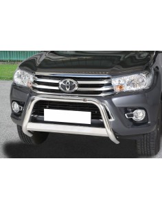 Bull Bar protezione anteriore inox 60mm c traversa Toyota Hilux Revo 2016 2