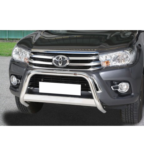 Bull Bar protezione anteriore inox 60mm c traversa Toyota Hilux Revo 2016 2
