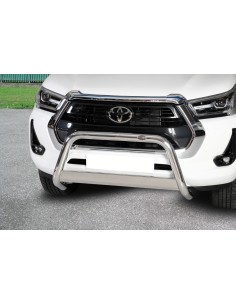 Bull Bar protezione anteriore inox 60mm con traversa Toyota Hilux Revo dal 