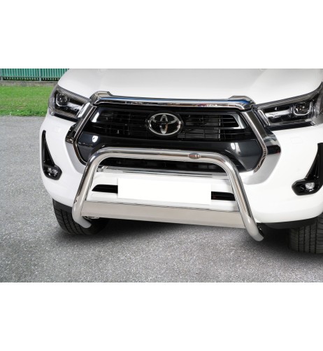 Bull Bar protezione anteriore inox 60mm con traversa Toyota Hilux Revo dal 